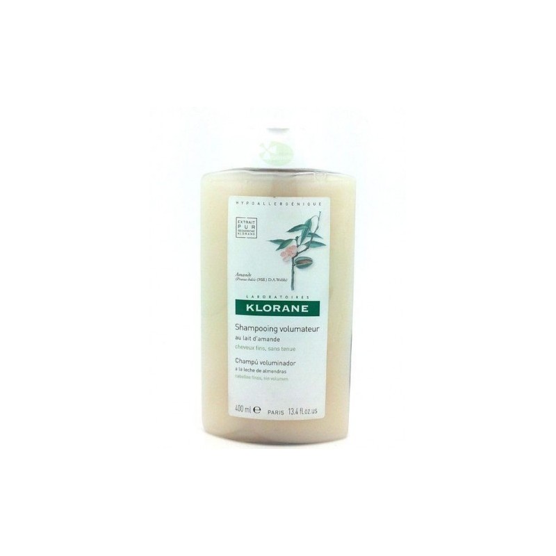 KLORANE CHAMPU VOLUMINADOR LECHE ALMENDRAS 400 M