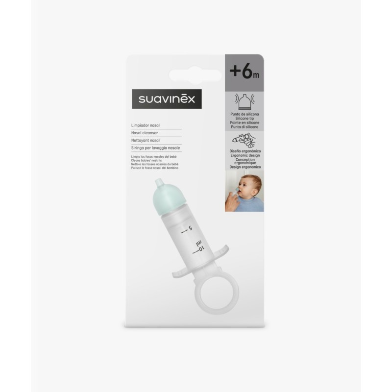 SUAVINEX JERINGUILLA LAVADO NASAL + 4 MESES 1 UN