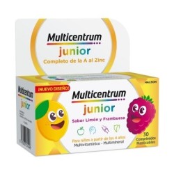 MULTICENTRUM JUNIOR  30 COMP FRAMBUESA/LIMON