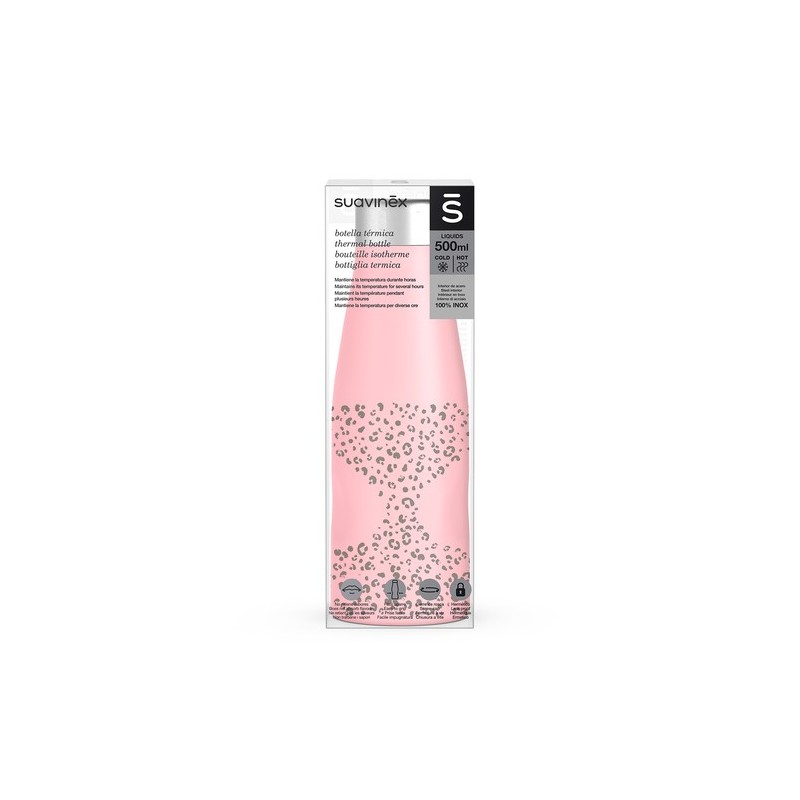 SUAVINEX BOTELLA JUNGLA ACERO 500ML