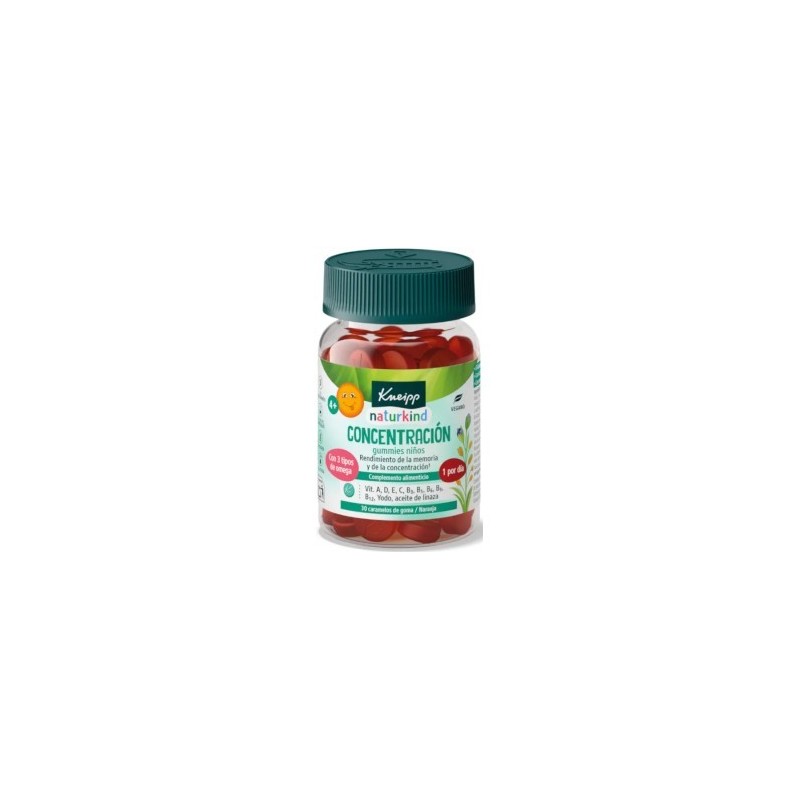 KNEIPP GUMMIES NIÑOS CONCENTRACION 30 CARAMELOS