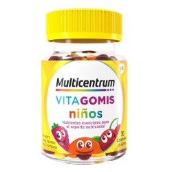MULTICENTRUM VITAGOMIS NIÑOS 30 CARAMELOS DE GOM